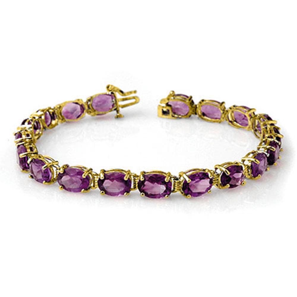 22.60 ctw Amethyst Bracelet 10k Yellow Gold - REF-44K8Y: REF-44K8Y - SKU: 14237 ---- 22.60 ctw Amethyst Bracelet 10k Yellow Gold Designer Brand Luxury Jewelry, made in the USA Suggested Retail Price: $4,100 Factory offers perfect factory sizing, for all rin