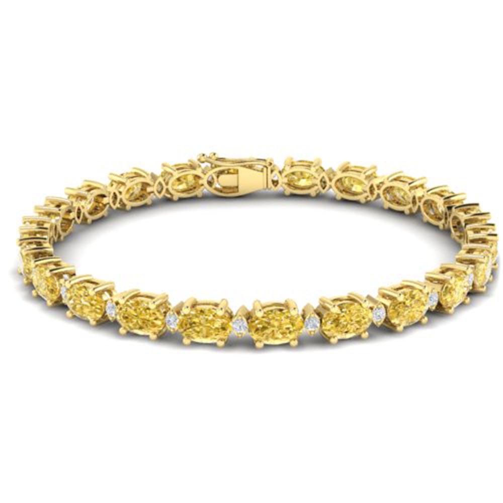 25.8 ctw Citrine & VS/SI Diamond Eternity Bracelet 10k: REF-118R4K - SKU: 29449 ---- 25.8 ctw Citrine & VS/SI Diamond Eternity Bracelet 10k Yellow Gold Designer Brand Luxury Jewelry, made in the USA Suggested Retail Price: $8,450 Factory offers perfect fac
