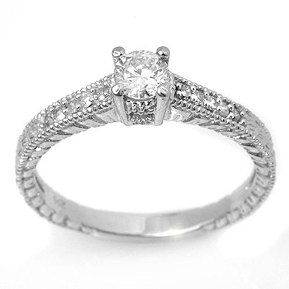 0.70 ctw Certified VS/SI Diamond Solitaire Ring 14k: REF-81H5R - SKU: 13616 ---- 0.70 ctw Certified VS/SI Diamond Solitaire Ring 14k White Gold Designer Brand Luxury Jewelry, made in the USA Suggested Retail Price: $3,600 Factory offers perfect factory 