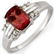 Genuine 1.41ctw Pink Tourmaline & Diamond Ring 10K Gold