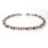 Genuine 4.7 ctw Pink Tourmaline & Diamond Bracelet Gold