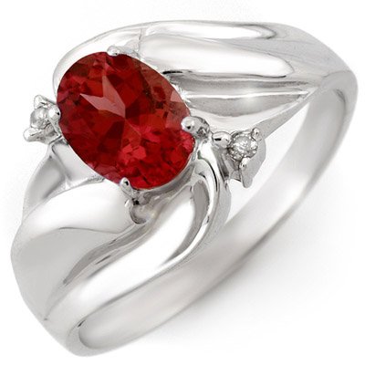Genuine 1.02 ctw Pink Tourmaline & Diamond Ring Gold: Genuine 1.02 ctw Pink Tourmaline & Diamond Ring Gold - Retails for $730 ---- Diamond: 2 Round cut @ 0.02 ctw---- Clarity: SI-I---- Color: H-K----Gemstone: Natural Tourmaline----Gemstone color: Pink---