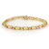 Genuine 6.0 ctw Pink Tourmaline & Diamond Bracelet Gold
