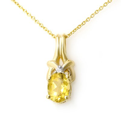 Genuine 0.67 ctw Citrine & Diamond Pendant Yellow Gold: Genuine 0.67 ctw Citrine & Diamond Pendant Yellow Gold * MSRP $330 ---- Diamond: 1 Round cut @ 0.02 ctw---- Clarity: SI-I---- Color: H-K----Gemstone: Natural Citrine----Gemstone color: Orange----Gemst
