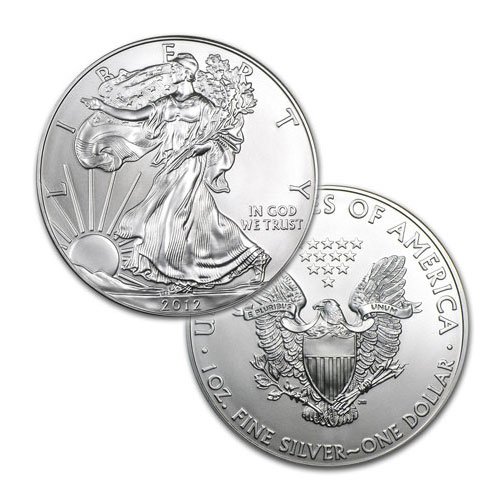 BRILLIANT UNCIRCULATED 1oz Silver American Eagle - Rand: One piece US $1 Silver Eagle Bullion Coin 1 Oz. BRILLIANT UNCIRCULATED Condition - Date Of Our Choice