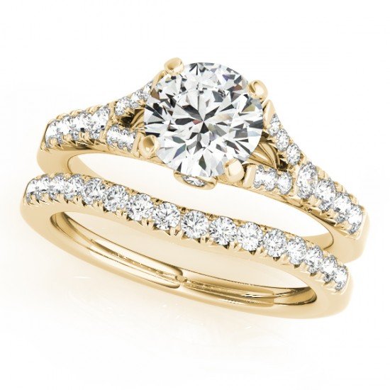 1.56 CTW Certified VS/SI Diamond Solitaire 2pc Wedding: 31750-REF#-213M5F ---- 1.56 CTW Certified VS/SI Diamond Solitaire 2pc Wedding Set 14K Gold Designer Brand Luxury Jewelry, made in the USA Retail Price: $10,550 Perfect factory sizing, Most rings at $2