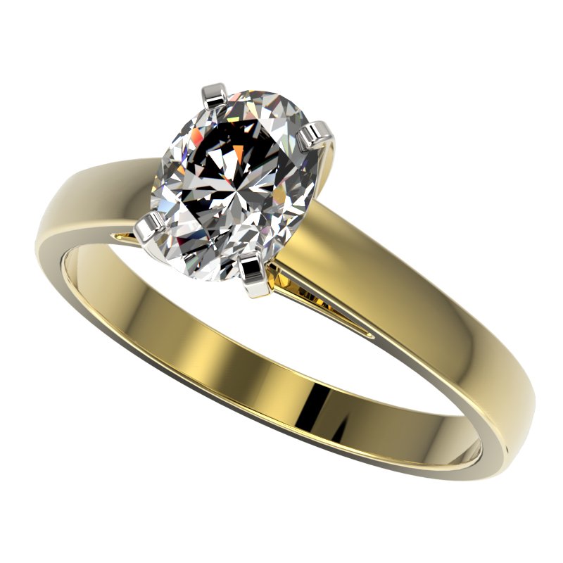 1.25 CTW Certified VS/SI Quality Oval Diamond Solitaire: 33012-REF#-372R3H ---- 1.25 CTW Certified VS/SI Quality Oval Diamond Solitaire Ring Gold Designer Brand Luxury Jewelry, made in the USA Retail Price: $22,350 Perfect factory sizing, Most rings at $20 