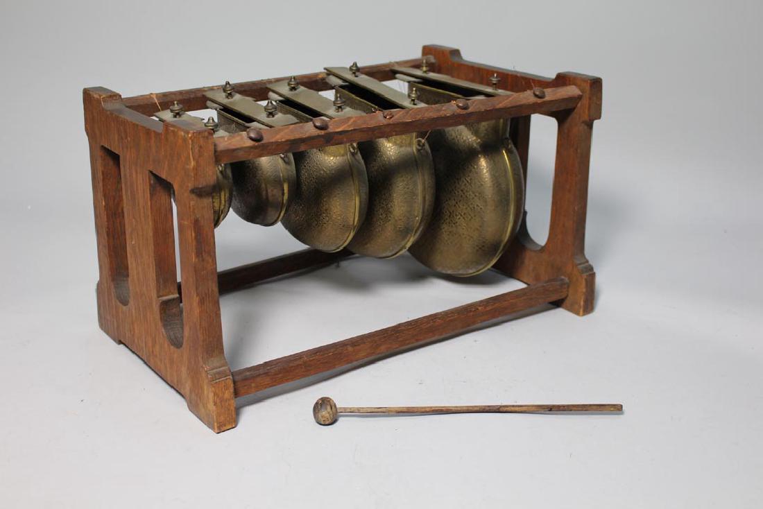 Oak Framed Brass Call Bells (1 of 3)