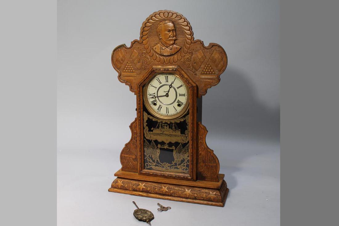 Ingraham Spanish American War Commemorative Clock (1 of 4)