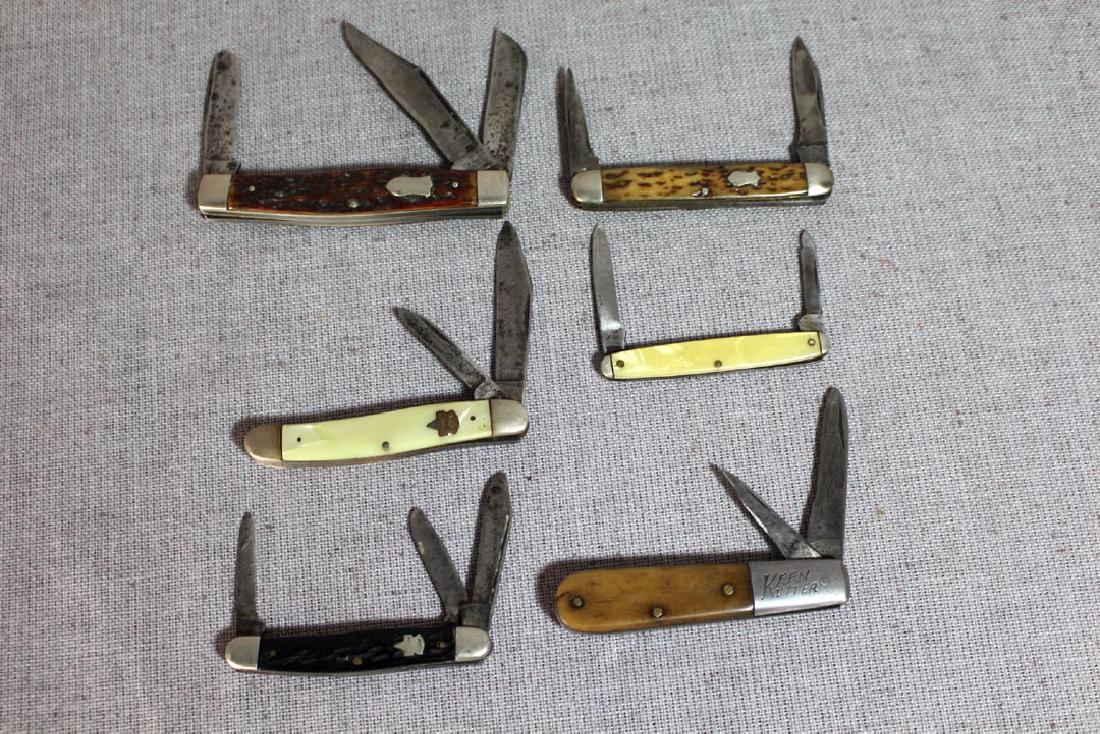 Six Keen Kutter Pocket Knives (1 of 1)