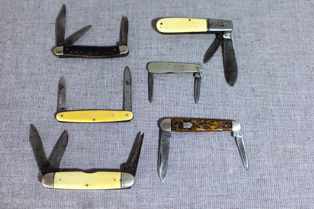 Six Keen Kutter Pocket Knives (1 of 1)