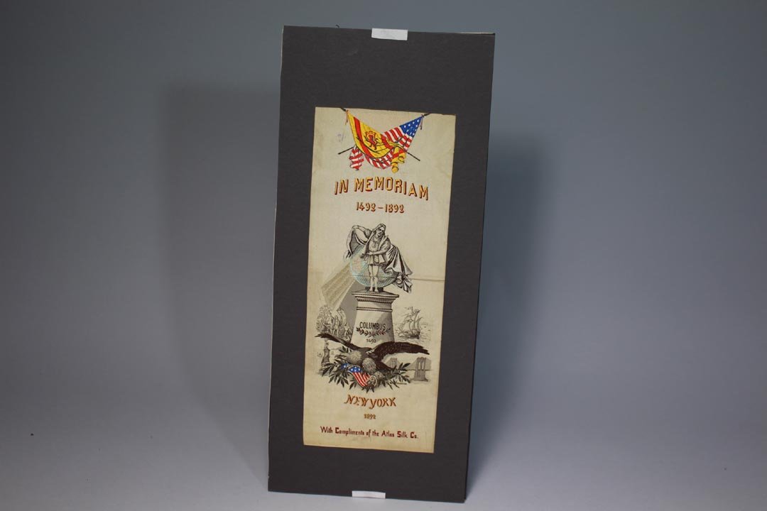 Quadricentennial Columbus Memorial Silk Weaving (1 of 1)