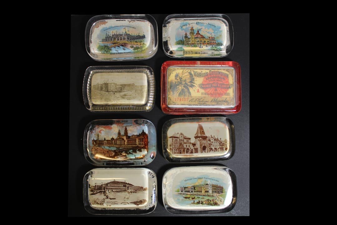Group Of World's Fair And Exposition Paperweights (1 of 5)