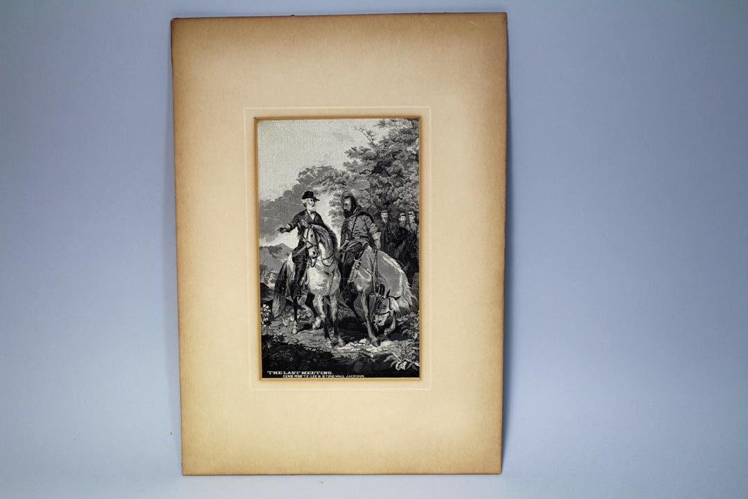 Stevensgraph: Robert E. Lee & Jackson (1 of 3)