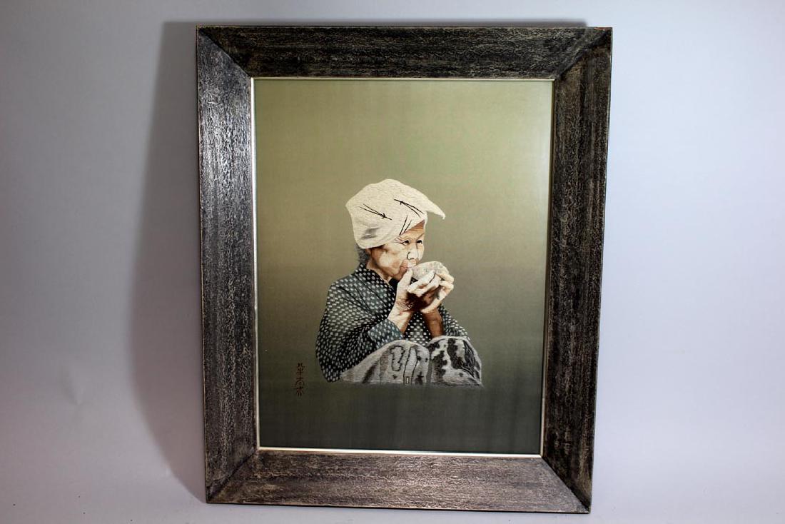 Japanese Embroidery Of A Woman (1 of 3)