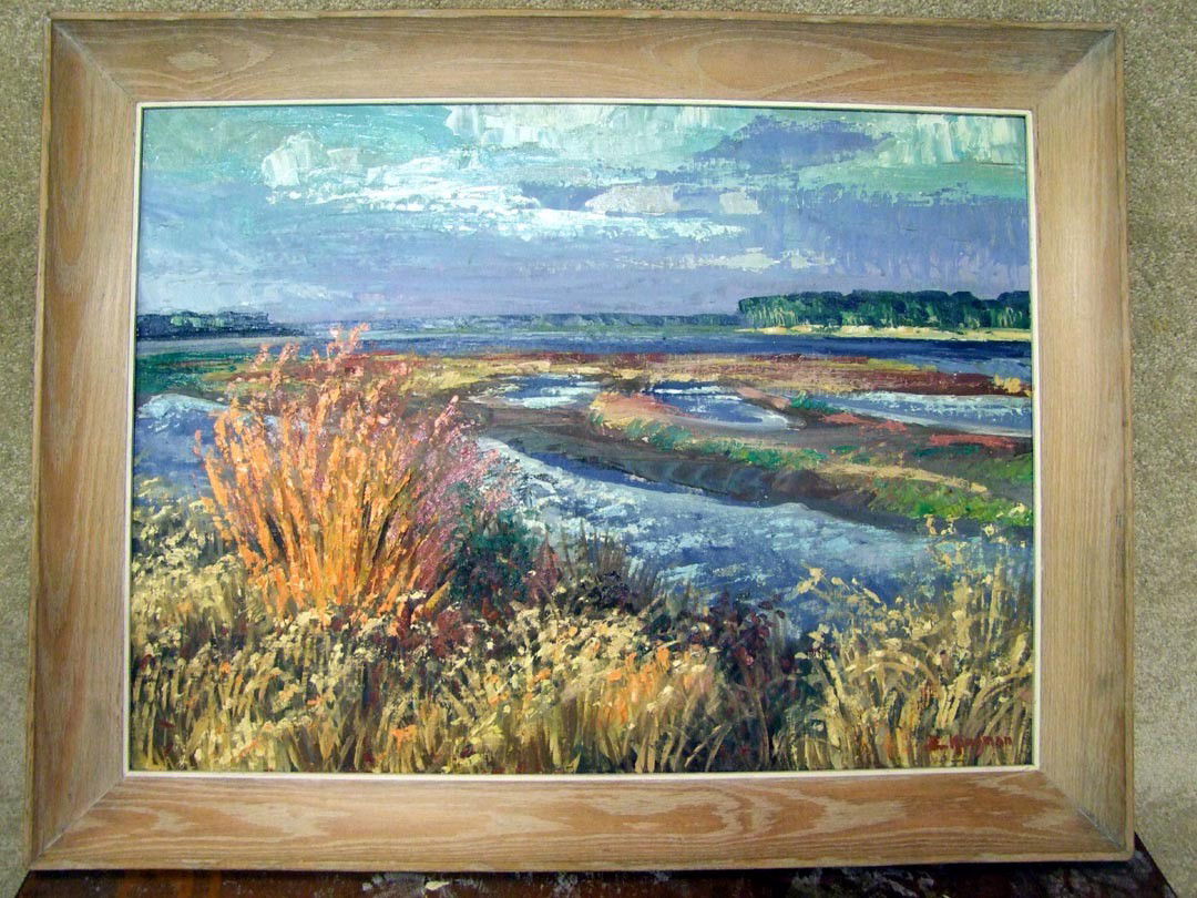 49 Original Eugene Kingman Painting Aug 28, 2011 Omaha Auction