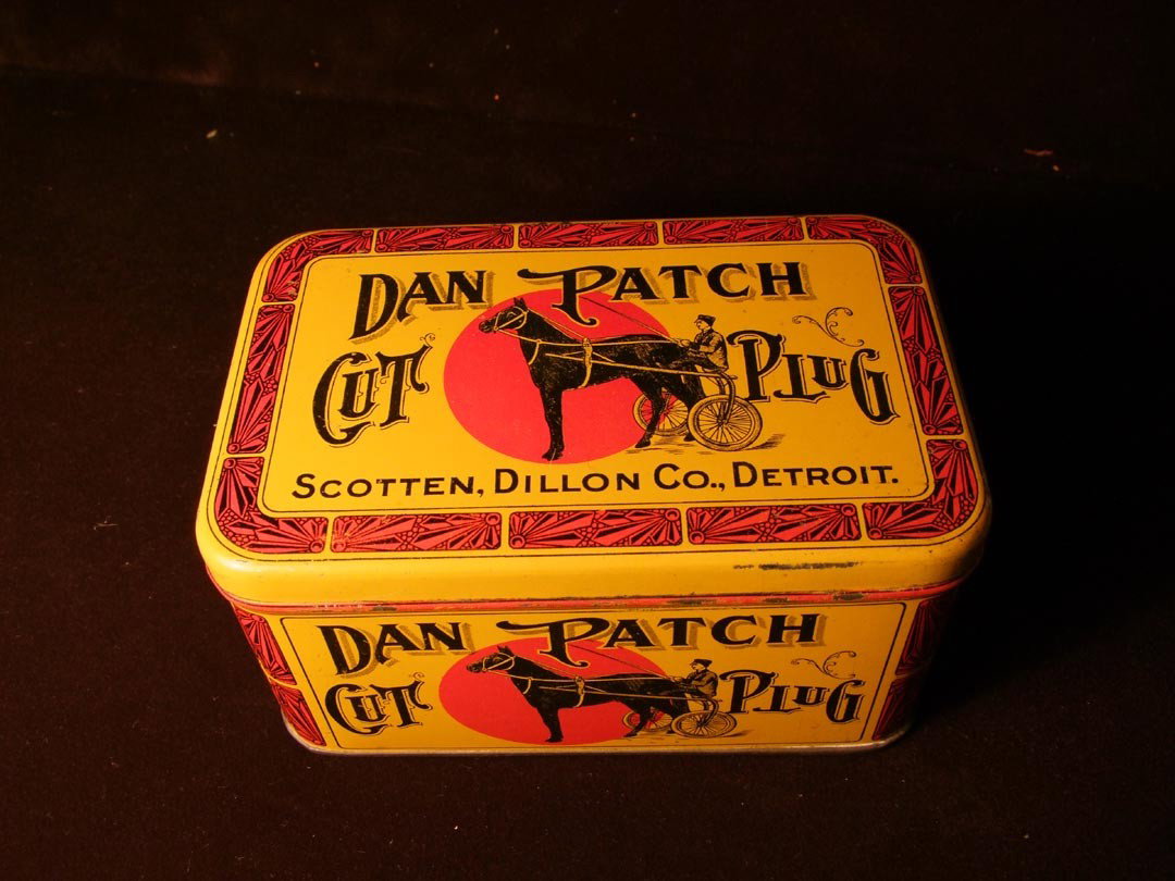 "Dan Patch Cut Plug" Tin