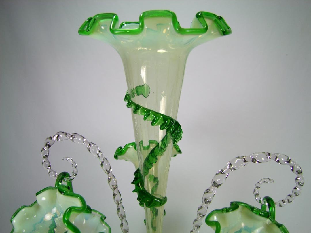 1880s Epergne With Hanging Baskets - 2