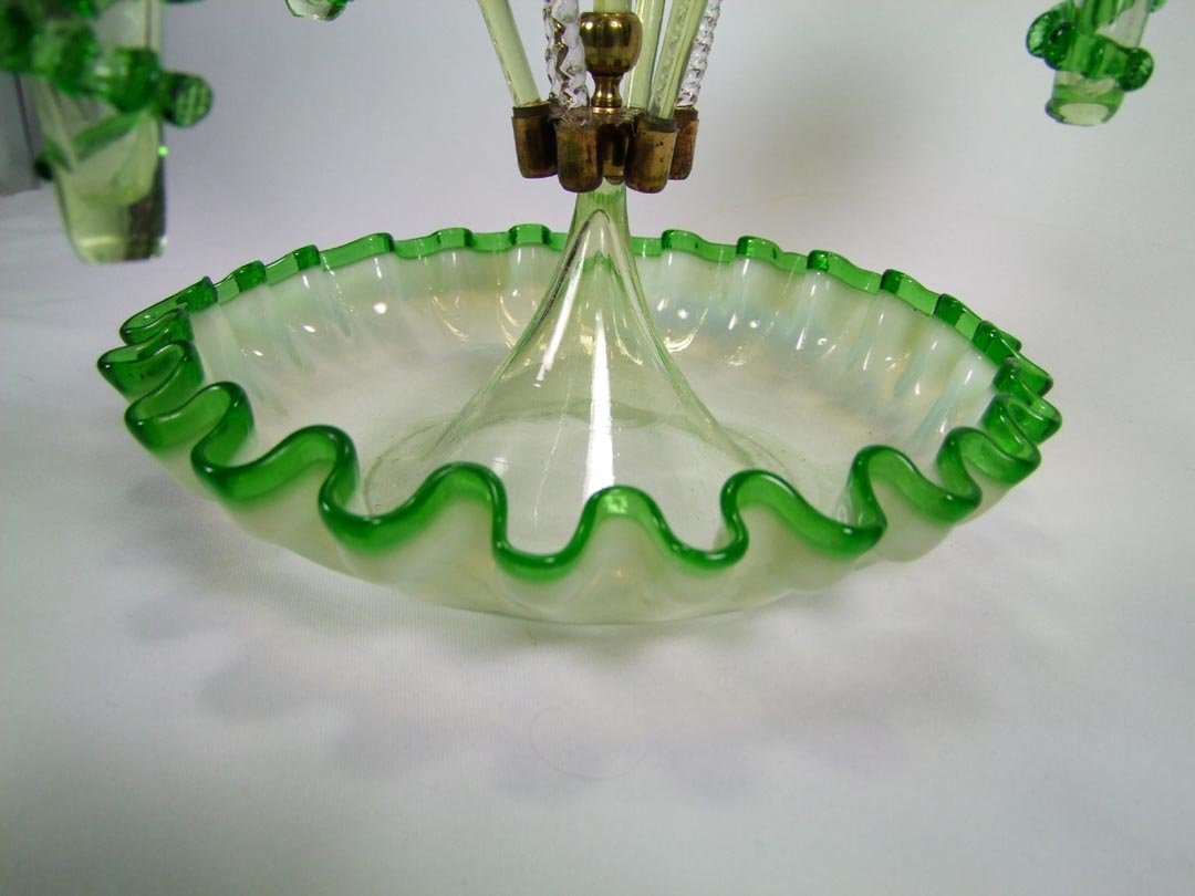 1880s Epergne With Hanging Baskets - 5