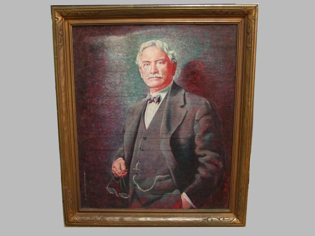 Portrait Oil On Canvas: 1938 portrait of an unknown sitter by Joseph Earl Schrack (1890 - 1973). Very well done. Light crackling present. Frame size 30" x 35" high.