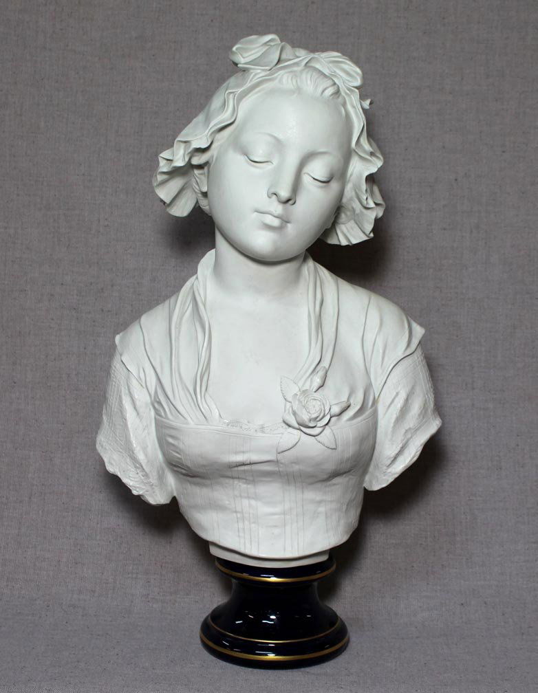 Eugene Laurent Bisque Bust