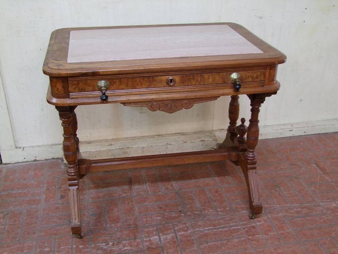 Eastlake Walnut Library Desk Aug 30, 2015 Omaha Auction Center in NE