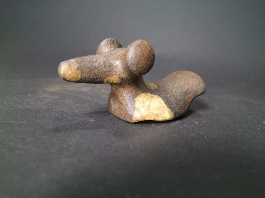 Popeye Birdstone: Measures 3 3/4" x 1 3/4" high in very good condition.