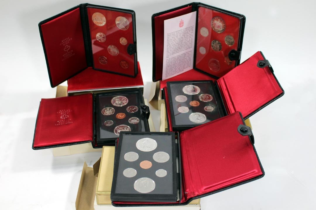 Five Canadian Coinage Sets (1 of 5)