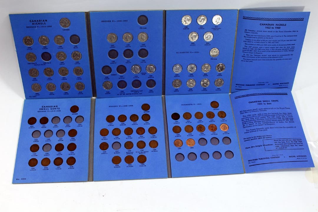 Canadian Small Cent And Nickel Collection (1 of 7)