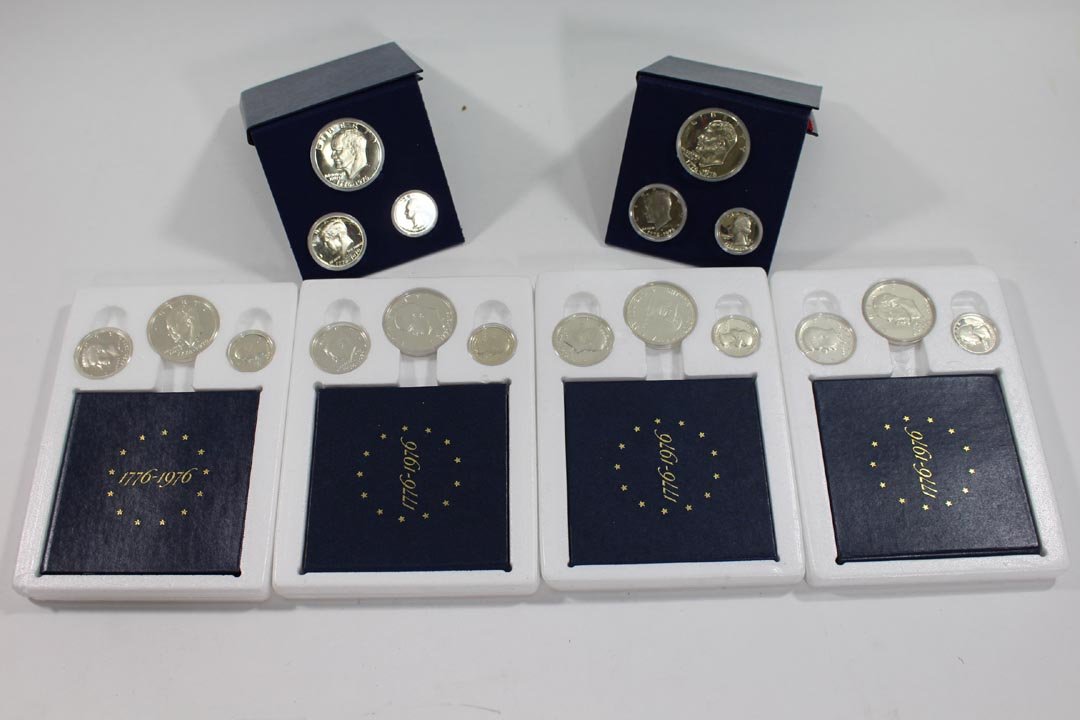 6 U.S. Bicentennial Silver Proof Sets (1 of 3)
