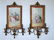 French Wall Sconces With Porcelain Backs