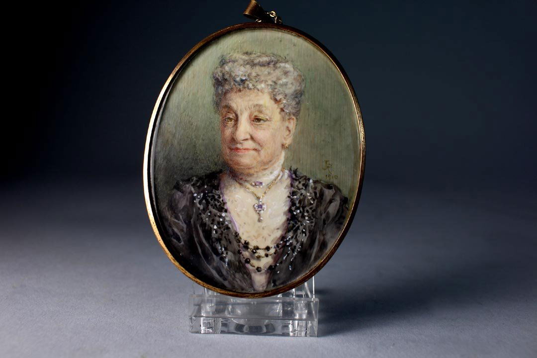 Janet Robinson Miniature Painting On Ivory (1 of 2)