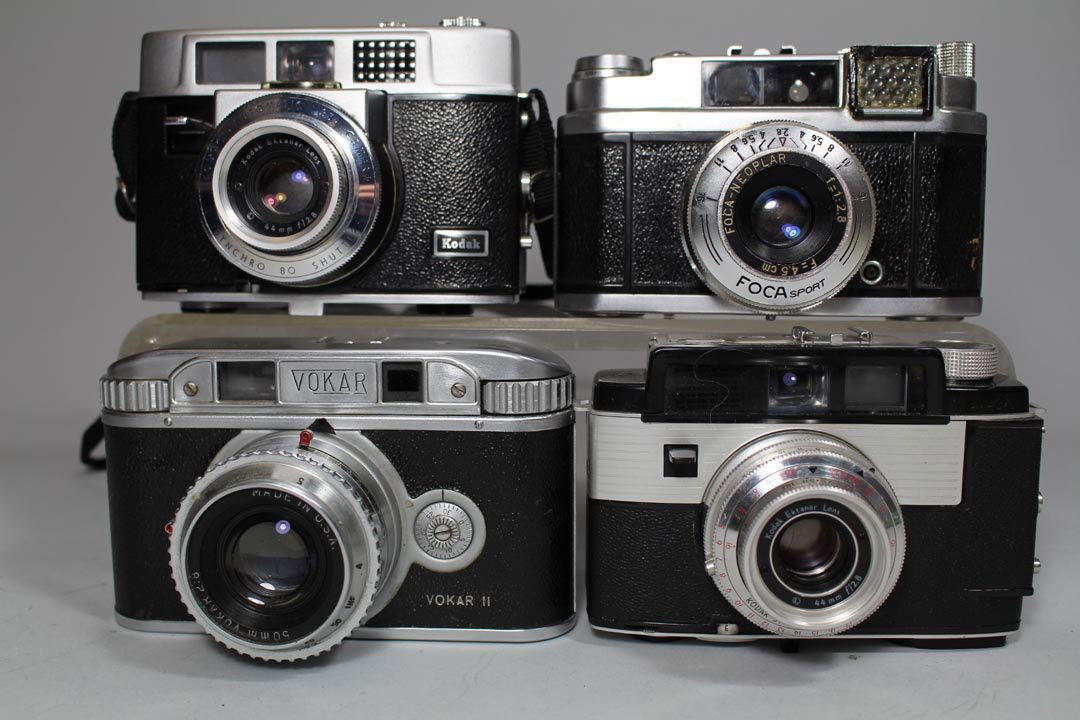 Group Of Four Cameras (1 of 2)