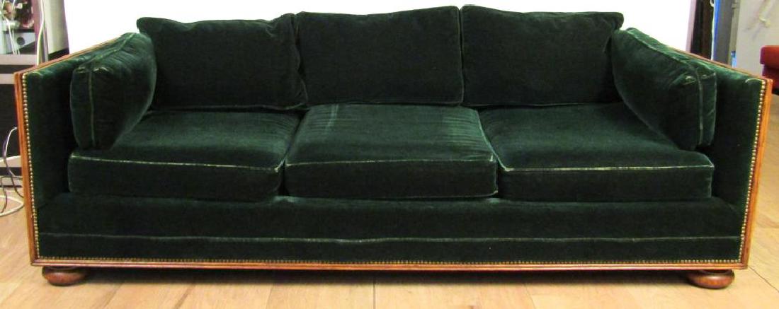 French Style Carved Squared Frame Sofa (1 of 5)