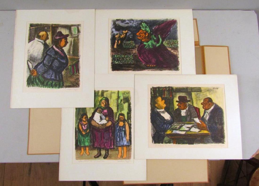 Benjamin Kopman - Folio of 4 Lithographs (1 of 6)