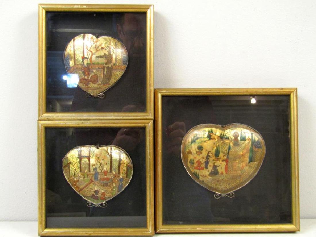 3 Framed Persian Paintings (1 of 5)