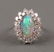 14K Gold Diamond and Opal Ring - 3