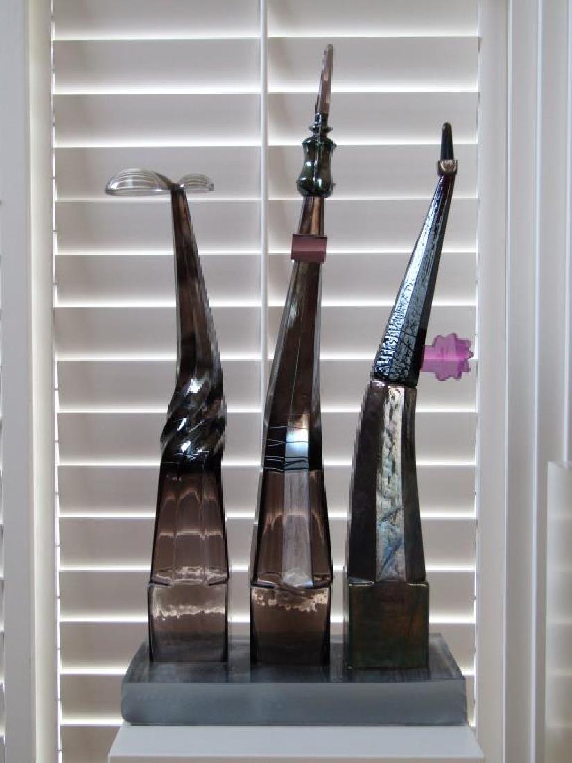 Signed Illegibly - Art Glass - 3 Sisters"" (1 of 8)