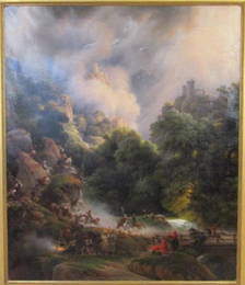 Unsigned - Large Antique Oil on Canvas