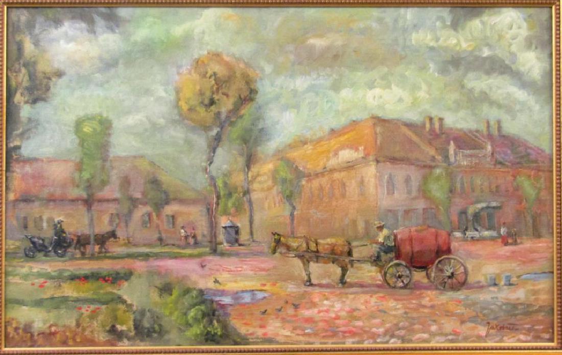 Signed Illegibly - Oil on Canvas (1 of 7)