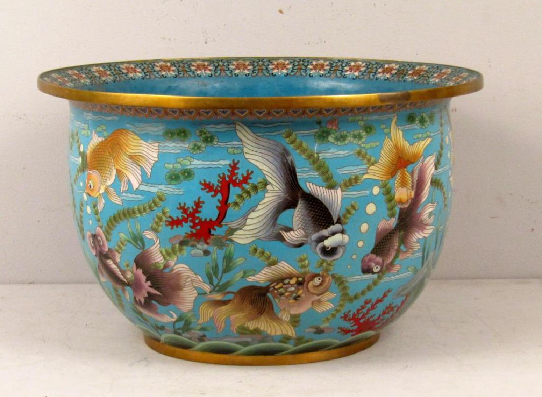 Chinese Cloisonne Planter (1 of 7)