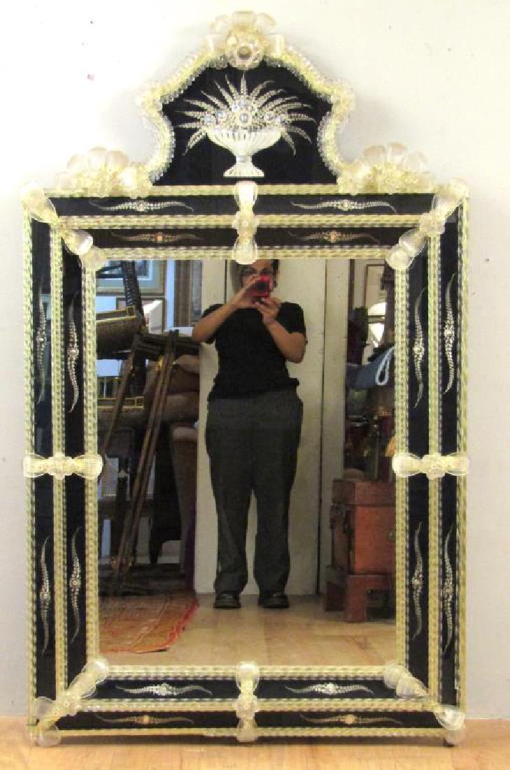 Venetian Style Etched Glass Mirror (1 of 8)