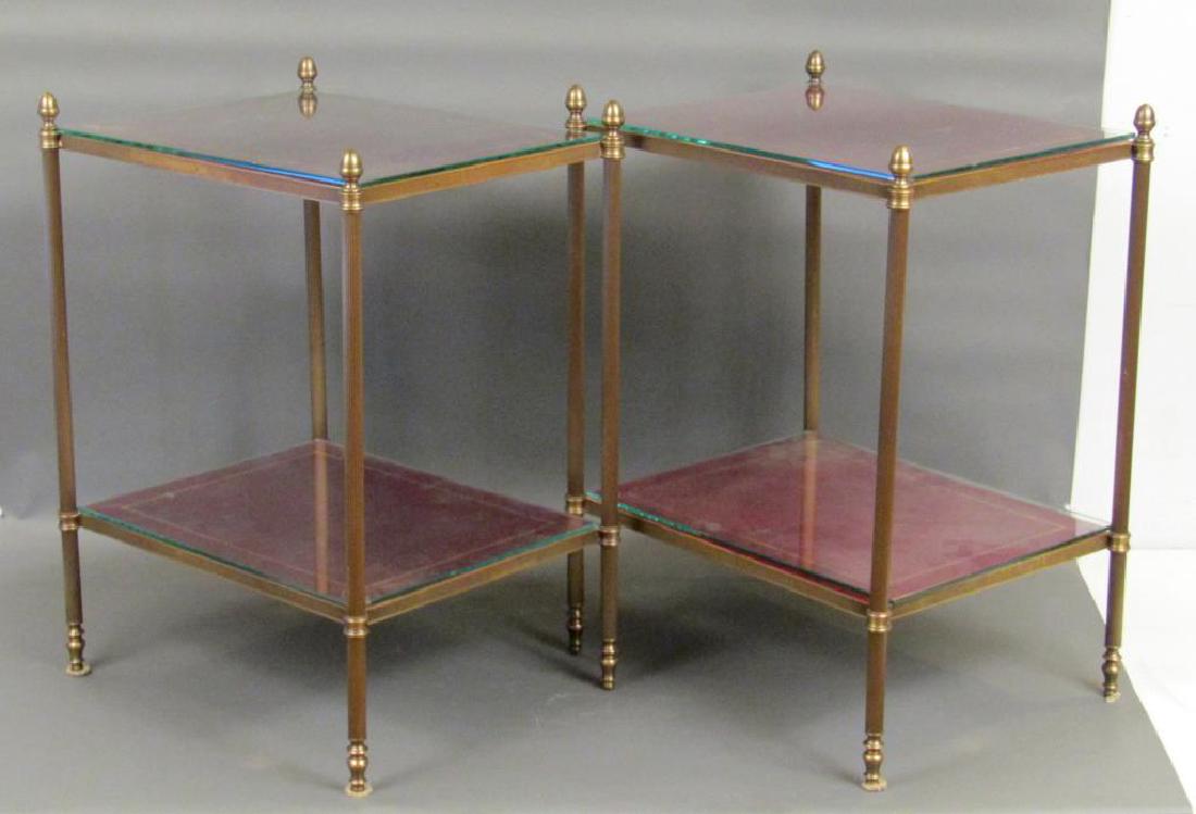 Pair Regency Style Two Tier Tables (1 of 6)