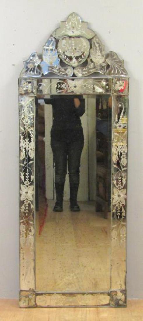 Antique Venetian Pier Mirror (as is) (1 of 10)