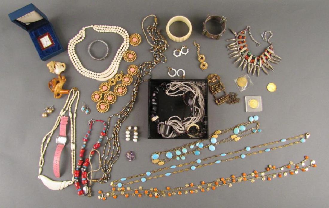 Assorted Costume Jewelry and Other Ephemera (1 of 10)