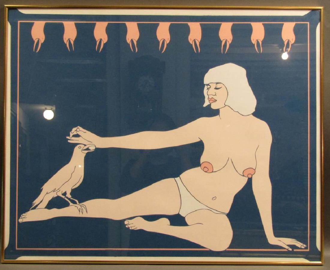 John Wesley  (American, b. 1928) - Silkscreen (1 of 8)