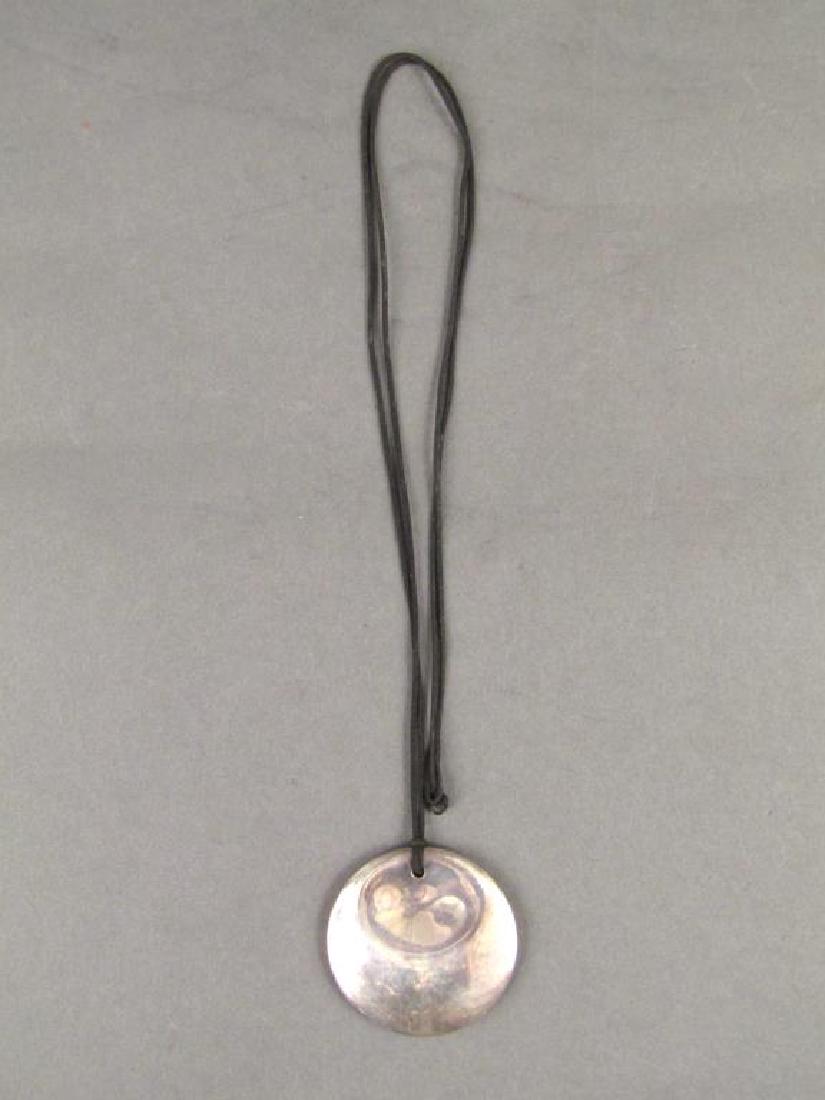 Tiffany & Co. Elsa Peretti Sterling: Disc with depressions at threading. 2Dia."