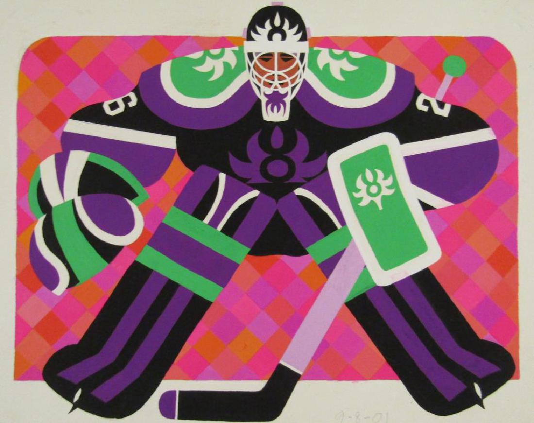 David Klein - Gouache on Paper (1 of 3)