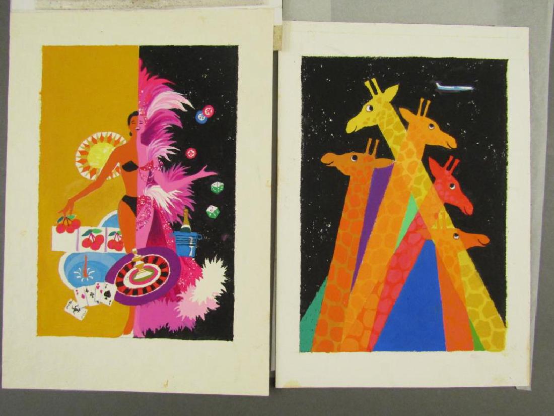 David Klein - 2 Gouache / Mixed Media (1 of 4)