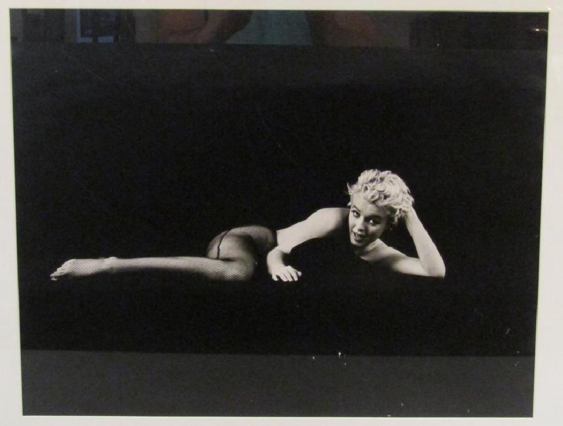 Milton Green - Silver Print: Semi nude Marilyn Monroe, circa 1956. Slight surface scratches and imperfections. Signed on verso as AP, circa 1956. 15 X 19" (22" X 26.5") Acquired from Milton Greene personally.